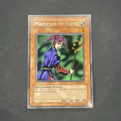 Yu-Gi-Oh Vintage Magician of Faith DB1-EN163 2004 Rare Lightly Played - Image 1