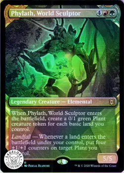 MTG Phylath, World Sculptor (Showcase) (313) | NM Foil | Zendikar Rising (ZNR) - Image 1