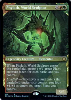 MTG Phylath, World Sculptor (Showcase) (313) | NM Foil | Zendikar Rising (ZNR) - Image 2