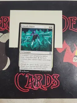 Magic The Gathering Commander: Crimson Vow "Ghostly Prison" 087 UNCOMMON NM - Image 1