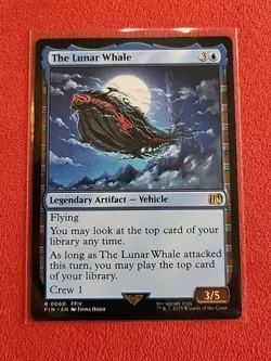 The Lunar Whale Final Fantasy Regular FIN 60 Rare Vehicle MTG - Image 1