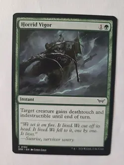 Magic The Gathering Duskmourn: House of Horror Horrid Vigor Exc Con - Image 1