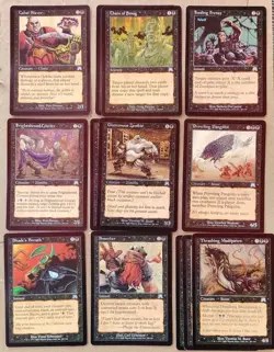 Magic the Gathering: ONSLAUGHT BLOCK LOT. 199 CARDS. Rare, Unc, com. VG-NM. MTG - Image 2