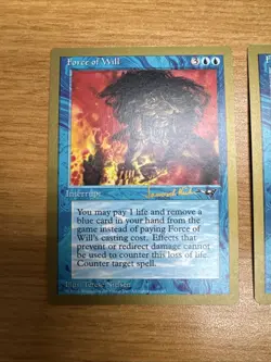 MTG - Force Of Will - 1997 Janosch Kuhn - World Championship Decks - Image 2