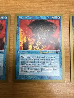 MTG - Force Of Will - 1997 Janosch Kuhn - World Championship Decks - Image 3