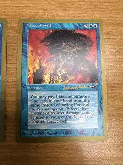 MTG - Force Of Will - 1997 Janosch Kuhn - World Championship Decks - Image 4