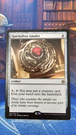 Quicksilver Amulet Explorers of Ixalan Regular - Image 1