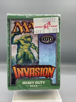 MTG Invasion Heavy Duty Factory Sealed Preconstructed Deck 2000 - Image 1