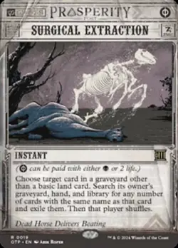 Mint/Near-Mint, English - 1 x MTG Surgical Extraction - Foil Outlaws of Thunder - Image 1