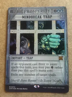MTG: Mindbreak Trap (Foil) - Outlaws of Thunder Junction: Breaking News 12 - Image 1