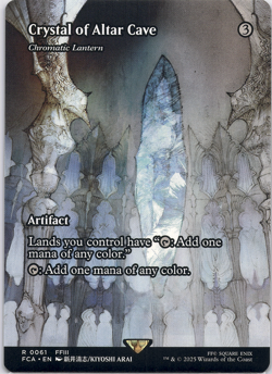 Crystal of Altar Cave - Chromatic Lantern (Showcase) (Final Fantasy) [FIN] (MTG) - Image 1