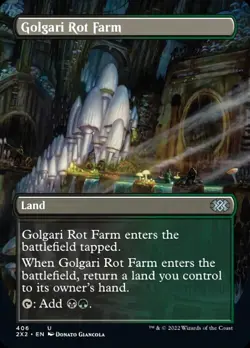 GOLGARI ROT FARM BORDERLESS NEAR MINT! *DOUBLE MASTERS 2022* - Image 1