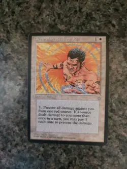 Circle of Protection: Red | MtG Magic Ice Age | English | Lightly Played (LP) w4 - Image 1