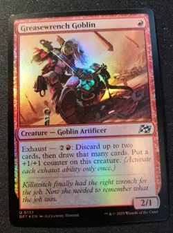 Greasewrench Goblin - Foil - DFT - MTG - NM - EN - 0132 - Image 1