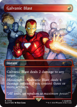 [1x] Galvanic Blast (1732) - Rainbow Foil Near Mint, English Secret Lair MTG Mag - Image 1