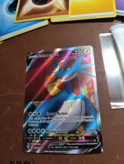 Salamence V - 185/189 - Pokemon Darkness Ablaze Sword & Shield Full Art Card NM - Image 2