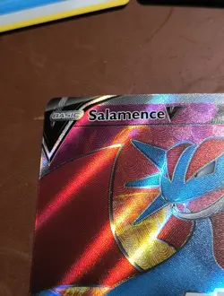 Salamence V - 185/189 - Pokemon Darkness Ablaze Sword & Shield Full Art Card NM - Image 3