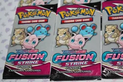 LOT OF 10 Pokemon TCG Sword and Shield Fusion Strike 3 Card Fun Packs SEALED - Image 4
