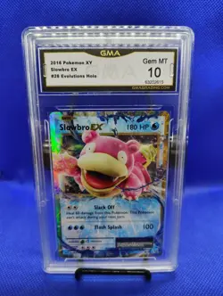 Pokemon 2016 Pokemon XY Evolutions #26/108 Slowbro EX GMA 10 Card GEM MINT! - Image 1