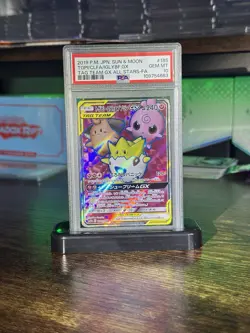 Pokemon Card Togepi Igglybuff Cleffa GX 185/173 Tag Team All Stars PSA 10 - Image 1