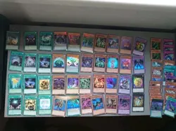 Yugioh 60 Card lot bundle includes rareU shiny stuff, exact as pictured YUG33 - Image 1