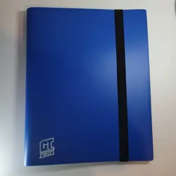 *NEW* Game Time Supplies Side Loading 20 Page 9 Pocket 360 Card Binder Blue - Image 1