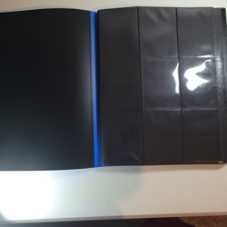 *NEW* Game Time Supplies Side Loading 20 Page 9 Pocket 360 Card Binder Blue - Image 3