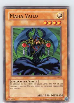 Yu-Gi-Oh TCG Maha Vailo SDJ-016 Unlimited Regular Common Card LP-NM - Image 1