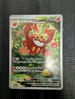 Pokemon TCG Darmanitan 098/086 Black Bolt Illustration Rare English Card - Image 1