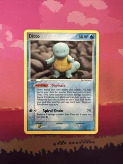 Pokemon Card Squirtle EX Delta Species Common 64/113 Near Mint - Image 1