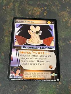 Orange Arm Bar - Dragon Ball Z DBZ CCG Score Card Nice! - Image 1