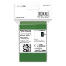 240 Ultra Pro Small Gloss Green DECK PROTECTORS Card Sleeves Yugioh Gaming ccg - Image 2