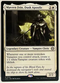 Mavren Fein, Dusk Apostle -#133-Commander: The Lost Caverns of Ixalan-Regular-NM - Image 1