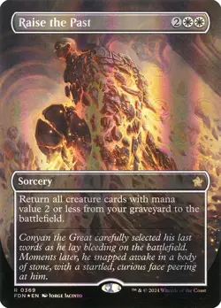 Raise the Past- Foundations- Mana Foil- Magic The Gathering-NM - Image 1