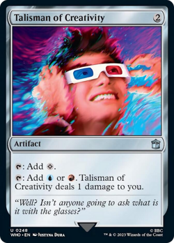 Talisman of Creativity [Doctor Who] Magic MTG - Image 1