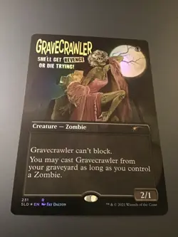 MTG Secret Lair #231 Gravecrawler Foil (Movie Poster) NM - Image 1