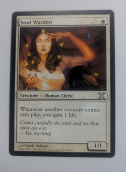 Magic Mtg Core Set 10th Edition Soul Warden lightly played - Image 1