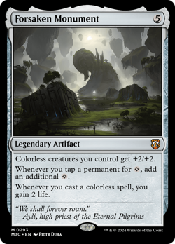 Forsaken Monument #293 | Near Mint | Modern Horizons 3 Commander Magic MTG - Image 1