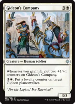 4x Gideon's Company - Planeswalker Deck Exclusive NM-Mint, English War of the Sp - Image 1