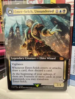 Magic the Gathering Final Fantasy Emet-Selch, Unsundered Extended Art NM - Image 1