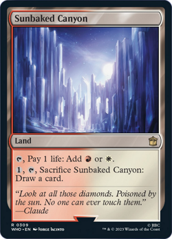 Sunbaked Canyon [Doctor Who] Magic MTG - Image 1