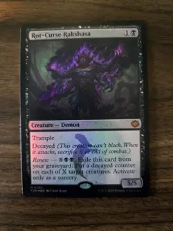 Rot-Curse Rakshasa - Dragonstorm - Foil - Mythic - 0087 - Mint - Image 1