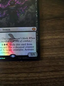 Rot-Curse Rakshasa - Dragonstorm - Foil - Mythic - 0087 - Mint - Image 3