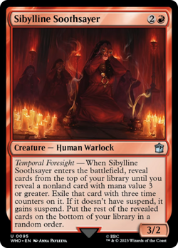 Sibylline Soothsayer [Doctor Who] Magic MTG - Image 1