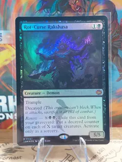 Rot-Curse Rakshasa Tarkir: Dragonstorm Foil Mythic Rare - Image 1