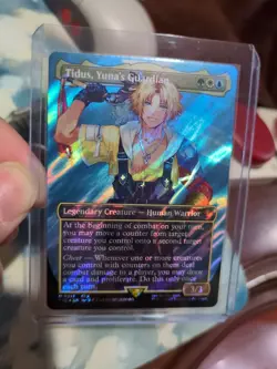 Tidus, Yuna's Guardian (Final Fantasy) ~Alternate Art / Surge Foil~ NM - Image 1