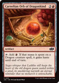 Carnelian Orb of Dragonkind Foundations Jumpstart Regular NM - Image 1