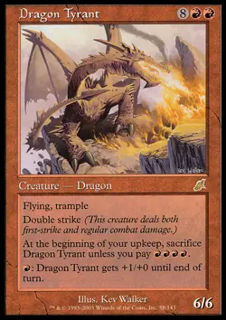 MTG Magic the Gathering Dragon Tyrant (88/143) Scourge MP - Image 1