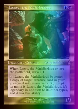 MTG Lazav, the Multifarious (371/497) Ravnica Remastered NM FOIL - Image 1