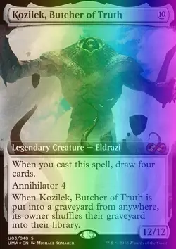 MTG Kozilek, Butcher of Truth (U3/40) Ultimate Box Topper NM FOIL - Image 1